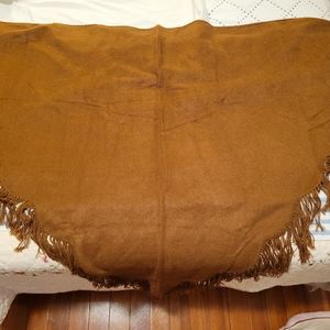 Brown Alpaca Camargo Poncho / Large Wrap Peruvian